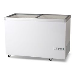 Vestfrost 13.6cft Sliding Lid Chest Freezer SCHUKO