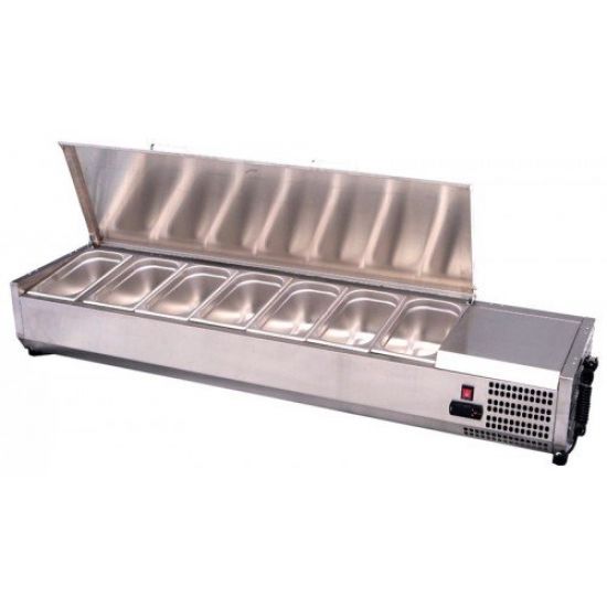 COUNTER STAINLESS STEEL TOP BLU VRX1200/330-S/SLID