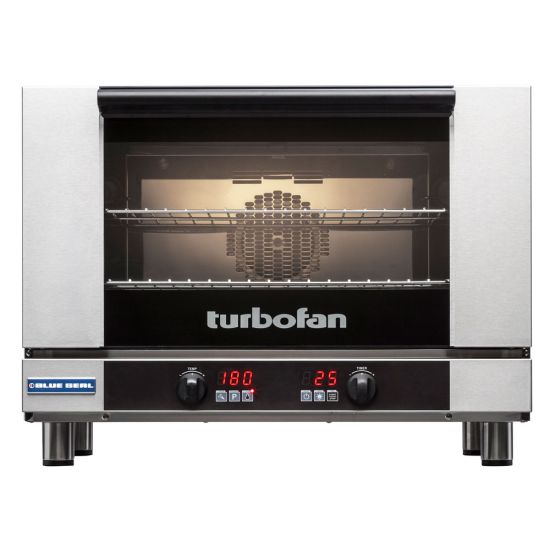 Turbofan Electric Counter-Top Convection Oven With 2 Wire Shelves BLS E27D2