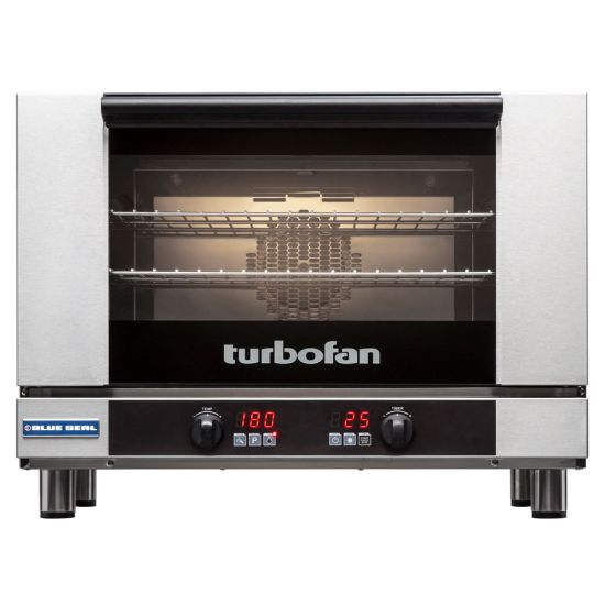 Turbofan Electric Counter-Top Convection Oven With 3 Wire Shelves BLS E27D3