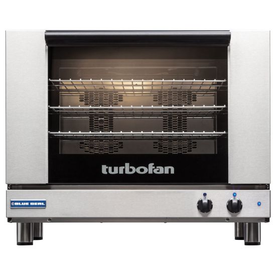 Turbofan Electric Counter-Top Convection Oven 4 Tray Capacity - Thermostat Control BLS E28M4