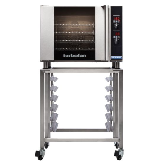 Turbofan Electric Counter-Top Convection Oven 4 1-1 GN Tray Capacity - Thermostat Control BLS E31D4