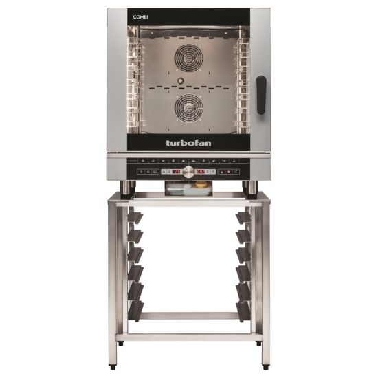 Electric Combi OvenWith Automatic Cleaning System - Touch Sensitive Controls - 12 kW BLS EC40D7 Electric Combi OvenWith Automatic Cleaning System - Touch Sensitive Controls - 12 kW BLS EC40D7
