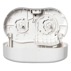 Twin Coreless Toilet Roll Dispenser