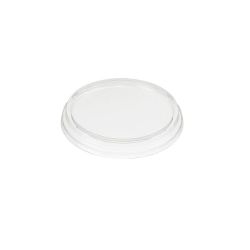 Clear PLA Lids for 121mm Diameter Containers - Box of 1000 Clear PLA Lids for 121mm Diameter Containers - Box of 1000