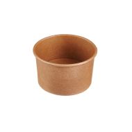 2oz Kraft PP Lined Microwaveable Hot and Cold Food Portion Pots - Box 1000