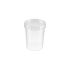 Clear Takeaway Container with Tamper Evident Lid Sauce Pot 520ml - Box 380