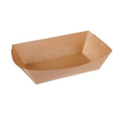 Brown Ecocraft Food Tray 80oz 243x160x57mm - Box of 500