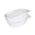 750ml Clear Oval RPET Salad Containers With Lid - Box of 500