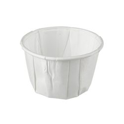 2oz White Paper Portion Pots - Box 5000