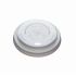 White CPLA Domed Lids for 12/16oz Cups - Box of 1000