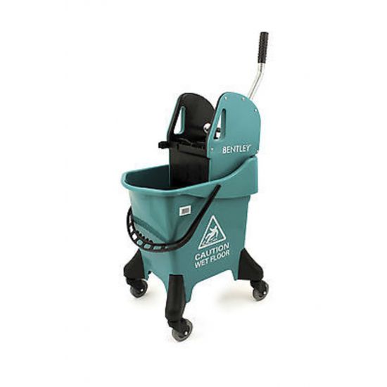 Green Heavy Duty Kentucky Mopping System With Wheels & Handle Wringer 31lt JE2031
