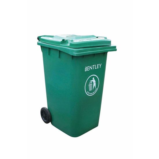 Green Heavy Duty Wheelie Bin 240lt WM2012