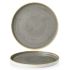 Stonecast Grey  Walled Plate 21cm 8.67 Inch - Box of 6