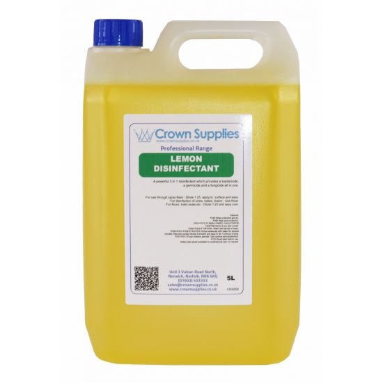 Lemon Scented High Strength Disinfectant 5lt CL6005