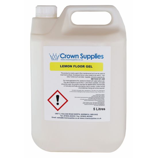 Lemon Floor Gel Cleaner 5lt FLO1006 Lemon Floor Gel Cleaner 5lt FLO1006