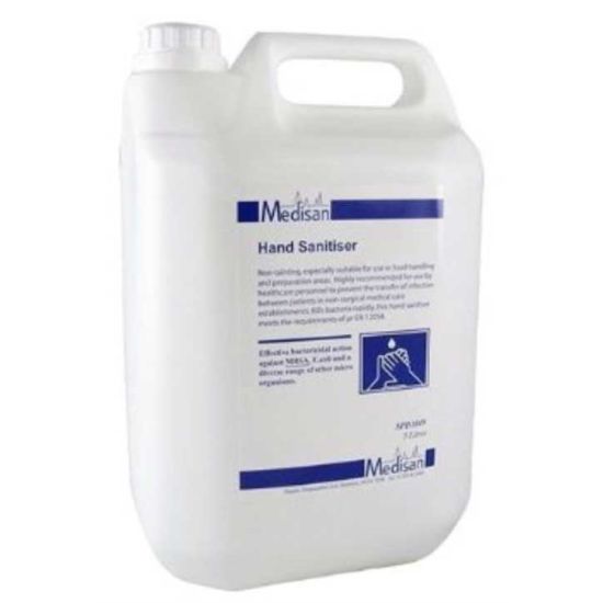 Medisan Alcohol Based Hospital Grade Hand Sanitiser 5lt SC2005