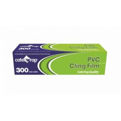 Caterwrap PVC Cling Film 300mm x 300m Cutter Box