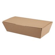 Kraft Standard Takeaway Meal Box - 220 x 95 x 60mm - Box of 150