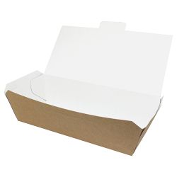 Kraft Standard Takeaway Meal Box - 220 x 95 x 60mm - Box of 150