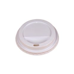 White Lids For 10/12/16oz Ripple Cups - Case of 1000
