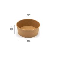 Kraft Salad Bowl 750ml - Sleeve 50