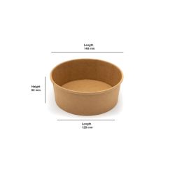 Kraft Salad Bowl 750ml - Case of 300