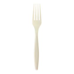 100% Biodegradable and Eco Friendly White Forks - Each Pack of 50