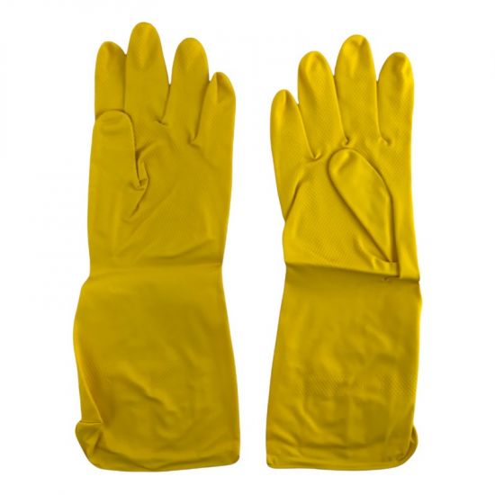 Professional Yellow Household Rubber Gloves X Large - Pair PP1032