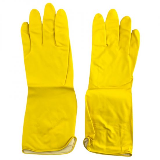Professional Yellow Household Rubber Gloves X Large - Pair PP1032