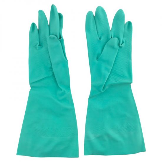 Professional Green Household Rubber Gloves Small - Pair PP1021