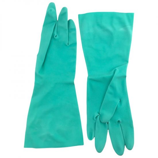 Professional Green Household Rubber Gloves Small - Pair PP1021