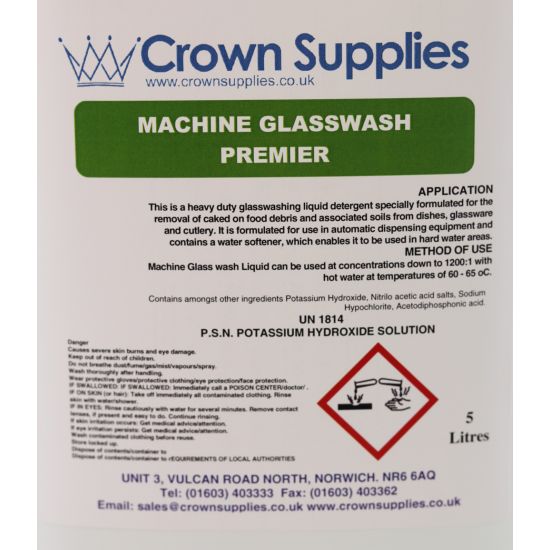 Machine Glasswash 5lt CAT1010
