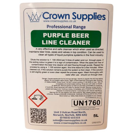 Purple Beer Line Cleaner 5ltr CAT7001