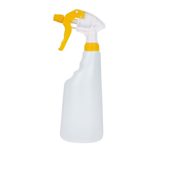 600ml Capacity Empty Trigger Spray Bottle Complete With Yellow Trigger Head CL5009