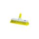 Yellow 40cm Medium Bristle Brush / Broom Head Heavy Duty JE1029