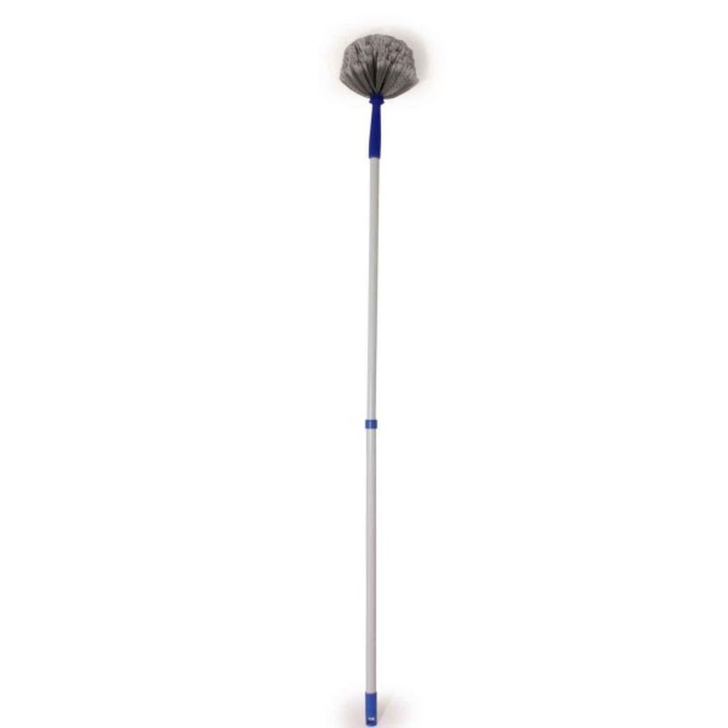 Professional Colour Coded Mop Handle And 2 Mop Heads Colour Blue