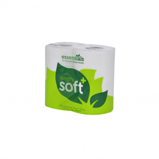 Essentials Simply Soft Recycled Toilet Roll 2ply White - Pack Of 36 PAP1021