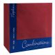 Burgundy 40cm 2ply Luncheon Paper Napkins - Pack of 100