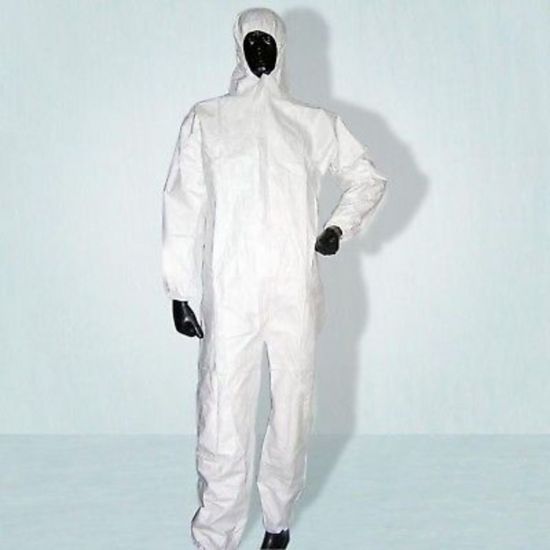 Non Woven White Disposable Coverall Suit - XX Large PP2023