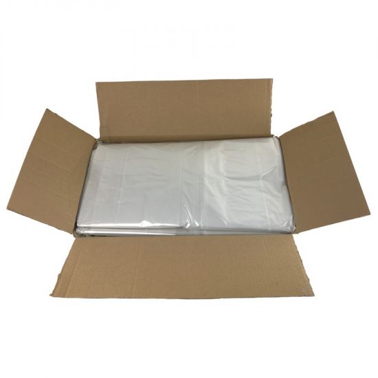 Clear Medium Duty 18x29x39 Inch Bin Bags - Box Of 200 WM1012
