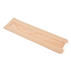 4 x 6 x 14 Inch Brown Kraft Film Front Baguette Bag - Box of 1000 4 x 6 x 14 Inch Brown Kraft Film Front Baguette Bag - Box of 1000