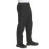 Black Elasticated Chefs Trousers - Small