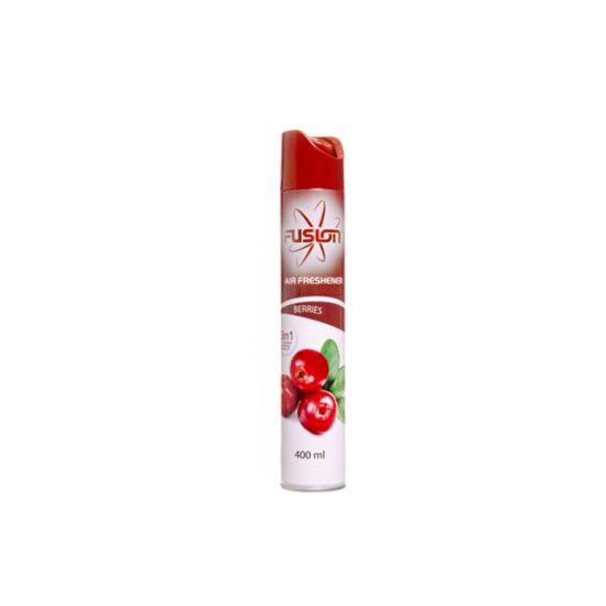 Fusion 400ml Berries Scented Aerosol Air Freshener - Pack Of 12 AC1020