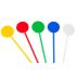 Disposable Multi Coloured Cocktail Disc Stirrer 6 Inch - Pack Of 250