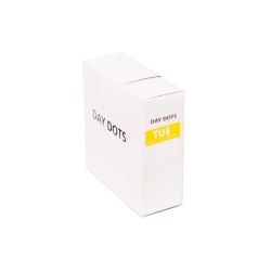 Tuesday 25 X 25mm Square Day Dot Label - Roll Of 1000