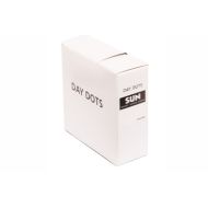 Sunday 25 X 25mm Square Day Dot Label - Roll Of 1000
