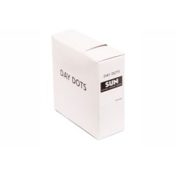 Sunday 25 X 25mm Square Day Dot Label - Roll Of 1000