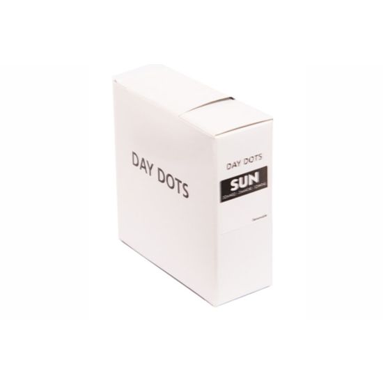 Sunday 25 X 25mm Square Day Dot Label - Roll Of 1000 FL1007 Sunday 25 X 25mm Square Day Dot Label - Roll Of 1000 FL1007