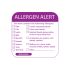 Allergen Safety Food Labels 50 X 50mm - Roll Of 500